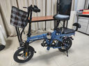 绿源【向往的生活推荐品牌】电动自行车新国标代驾折叠电动车超长续航铝合金锂电池助力电瓶车 航空高级版蓝色-40A-纯电120公里 实拍图