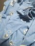 男士睡衣三件套夏季薄款云朵棉2025年新款短袖长裤夏天套装短裤 C302-2牛仔蓝 2XL （建议140-160斤） 实拍图