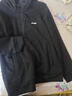 李宁（LI-NING）外套男女同款连帽卫衣春秋季新款情侣款上衣休闲针织开衫运动外套 标准黑(连帽-松紧拉绳） M 实拍图