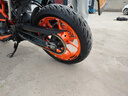 RACING CHAIN RK【原装进口】RK链条520摩托车油封链条适配 春风 川崎 KTM 杜卡迪 520XRE 金 120节 9倍强度 实拍图
