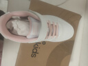 361°儿童四季板鞋男女童(3-12岁)百搭魔术贴滑板鞋小白鞋 粉35 实拍图