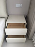 锦汐床头柜实木奶油风收纳柜卧室2025新款床边柜简约轻奢高级感置物柜 【加厚实木】50CM-双抽# 实拍图