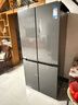 美的（Midea）471升十字对开四开门电冰箱家用风冷无霜一级能效双变频国家补贴超薄超大容量BCD-471WSPZM(E) 实拍图