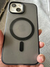 邦克仕（Benks）适用苹果14手机保护壳 iPhone14/13防摔磁吸壳 耐磨男女通用款保护套不沾指纹 黑 实拍图