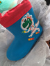 lemonkid儿童雨鞋男女童防滑鞋小童宝宝防水雨靴 星航小恐龙新款 200 实拍图