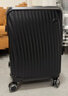 爱华仕【顺顺箱】一帆风顺行李箱前开盖拉杆箱多功能登机箱男18英寸黑色 实拍图