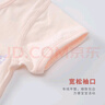 舒贝怡2件装婴儿衣服夏季薄款新生儿连体衣短袖哈衣儿童爬服粉色59CM 实拍图