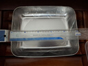 不锈钢保鲜盒冰箱专用带盖密封便当盒饭盒收纳冷冻菜盘果盘烤鱼盘 【带盖】1个装 实拍图