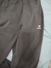 骆驼（CAMEL）速干运动裤男透气梭织束脚休闲裤子 J13BA6L6008 城堡灰 M 实拍图