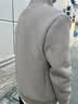皮尔卡丹（pierre cardin）春季新款男士立领夹克高端帅气修身短款毛呢外套潮流休闲上衣针织 2307-咖啡色 XL 120-135斤 实拍图