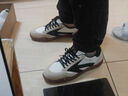 马登箭头德训鞋子男夏秋透气平底休闲板鞋复古阿甘小白鞋网面运动鞋 米白色 44 男码-偏大一码 实拍图