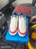 回力男鞋秋冬简约板鞋男轻便运动加绒可选棉鞋子男 米蓝红-中帮款 40 实拍图