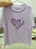 巴拉巴拉童装儿童短袖t恤女童2025夏装大童速干甜美学院上衣208225117005 实拍图