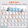 达尔优（dareu）EK815合金版机械键盘 有线键盘 游戏键盘 108键电竞键盘 女生 电脑键盘 白色蓝色 黑轴 实拍图