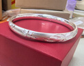 亚一足银凰凤吟手镯七夕情人节礼物送女友 实拍图