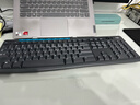 罗技（Logitech）MK275 键鼠套装 无线键鼠套装 办公键鼠套装 全尺寸 商务键鼠套装 带无线2.4G接收器 黑蓝色 实拍图