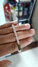 周百福 和田玉竹节手链女高端轻奢银手环中式手镯生日礼物送女友妈妈 实拍图