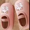 爱贝迪拉（AIBEDILA）宝宝地板鞋婴儿袜子春秋加厚学步防滑隔凉男女宝软底室内儿童鞋袜 【防滑保暖】黄熊+猫咪 2双 3-4岁 L码（建议脚长14.5-15.5cm） 实拍图