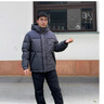 波司登（BOSIDENG）冬季羽绒服男士宽松短款休闲加厚连帽圆领休闲百搭外套 【店长推荐】星尘灰8F63 L 180/100A 体重约140-155斤 实拍图
