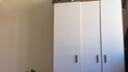 易宝林衣柜家用卧室翻开门简约衣柜出租房现代简约衣橱收纳储物柜带安装 原木风100cm三门【送上门】 实拍图
