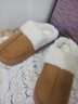 原沐初保暖厚底棉拖鞋女室内外穿棉鞋居家耐磨加厚孕妇月子鞋雪地靴 摩卡棕 40-41 【适合39-40】 实拍图