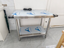 亿冠莱 不锈钢工作台双层 定制厨房操作台置物架商用打荷台桌子切菜桌 加厚二层 长100宽70高80 实拍图
