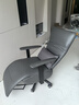利沃诺 真皮老板椅可躺 办公椅电脑椅人体工学椅子舒适家用午休躺椅座椅 【进口真皮-坐躺两用】深灰色 实拍图