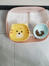 乐优派陶瓷猫碗高脚猫食盆护颈防打翻猫狗喝水碗宠物碗 黄色淘气猫 实拍图