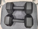 艾美仕（AiMeiShi）哑铃男士健身家用器材女练臂肌一对六角包胶亚玲环保套装组合学生 6KG 一副（左右手各3公斤） 实拍图