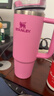STANLEY保温杯巨无霸吸管杯水杯保温保冷高颜值不锈钢男女学生生日礼物 【限时回归】芍药粉- 887ml 实拍图