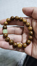金丝檀木手串男士念珠盘玩檀木佛珠檀香手链女盘玩串珠送女友 金丝檀晴水款 实拍图