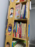 木马人简易多层旋转书架家用落地现代置物架储物收纳架展示架书房绘本架 升级加厚款-六层 实拍图