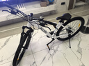 喜德盛26款黑客350黑客380山地车自行车成人21速铝合金男士女生学生上班 黑客350白灰色【2026升级款】 26寸x15.5寸身高150-165cm 实拍图