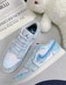耐克（NIKE）球鞋定制AIRJORDAN1波塞冬之怒晕染渐变运动休闲低帮板鞋男女同款 【波塞冬之怒】_全新正品  假一赔十 42.5 支持鉴定假一赔十 实拍图