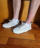 森馬男鞋2025秋季新款休闲百搭小白鞋子男士软底轻便厚底增高板鞋男款 米色 41 实拍图