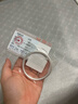 顺庆银楼古法银手镯哑光9999足银男女传承镯子饰品闭口素圈手镯送女友 古法银镯40克-56mm配证书 实拍图