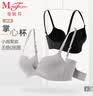 曼妮芬【2件装】光面无痕聚拢内衣粉底液无钢圈小胸聚拢文胸 2件装 黑+灰 80A （上薄下厚聚拢杯） 实拍图