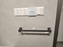 卡贝卡贝太空铝毛巾架单杆免打孔浴室毛巾杆卫生间壁挂式双杆浴巾挂杆 实拍图
