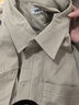森马（Semir）长袖衬衫男宽松工装外套情侣款纯色百搭上衣纯棉秋冬装潮酷流行 浅卡其50368 M 实拍图