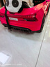 星辰皓奥迪儿童电动车四驱汽车遥控四轮宝宝玩具车可坐人童车RSGT 红色+四驱+遥控+摇摆+皮座+软轮 实拍图