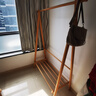 家逸衣帽架实木落地衣架卧室挂衣架可折叠衣架简约衣服架子榉木120CM 实拍图