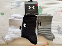 安德玛（Under Armour）运动袜(3双装)中筒跑步足篮球羽毛球男女吸汗运动夏季袜子组合色M 实拍图