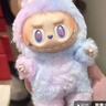 【毛绒】3代拉布布娃娃labubu潮玩毛绒玩具公仔挂件生日礼物 高品质蓝色【希望】【17cm带吊环礼盒】 实拍图
