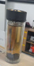 富光男女士双层玻璃杯 高硼硅玻璃304茶隔水杯子 带茶隔泡茶杯500ml 实拍图