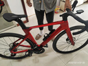 骓特R5pro二代碳纤维公路车全隐藏内走线碟刹弯把变速男女竞赛自行车 RS-24速油碟（铝轮）碳把-白色 48cm（168-175身高） 实拍图