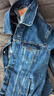 Levi's李维斯情侣同款美式经典复古休闲时尚潮牌修身牛仔夹克外套 中蓝色 L 实拍图
