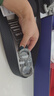 菲拉格慕（Ferragamo）腰带男士商务双面板扣皮带牛皮 3.5CM宽 七夕节礼物 送男友礼盒装 黑蓝双面/荔枝纹679710 687611 实拍图