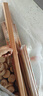 橱饰美（CHOOSE ME）榉木挂衣杆柜内挂衣服杆子衣橱实木木质衣架杆横杆衣柜衣通杆固定 清漆榉木100cm以内+1.5cm底座 实拍图