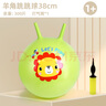 费雪（Fisher-Price）儿童玩具球宝宝感统训练跳跳羊角球38cm绿色带充气泵生日礼物礼品 实拍图