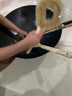 韦大锤炒锅炒菜锅手工铁锅老式家用传统圆尖底无涂层不粘锅具大炒勺 36cm无耳手工铁锅 盖+勺+铲+刷 36cm 实拍图